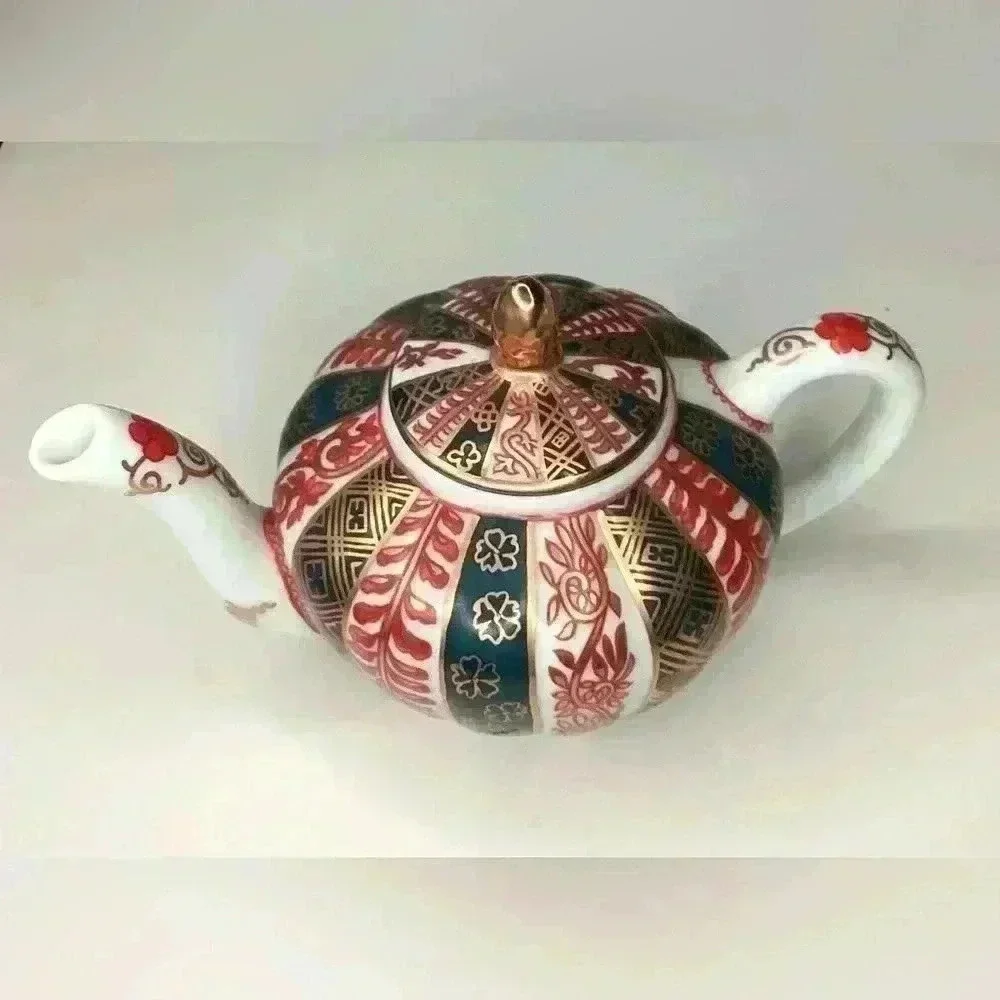 Franklin Mint VICTORIA & ALBERT MUSEUM TEAPOT Meisson GREAT CONDITION w/ Cert